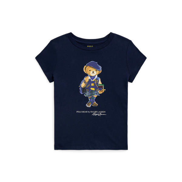 Polo Bear Cotton Jersey Tee Girls 2-6x 1