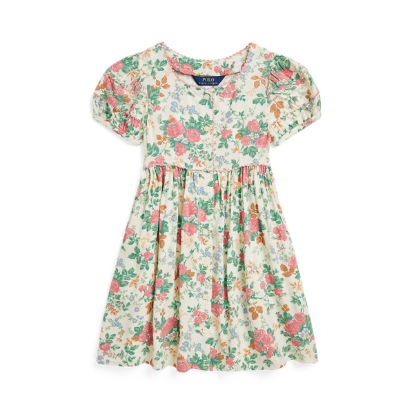 Floral Empire-Waist Dress Girls 2-6x 1