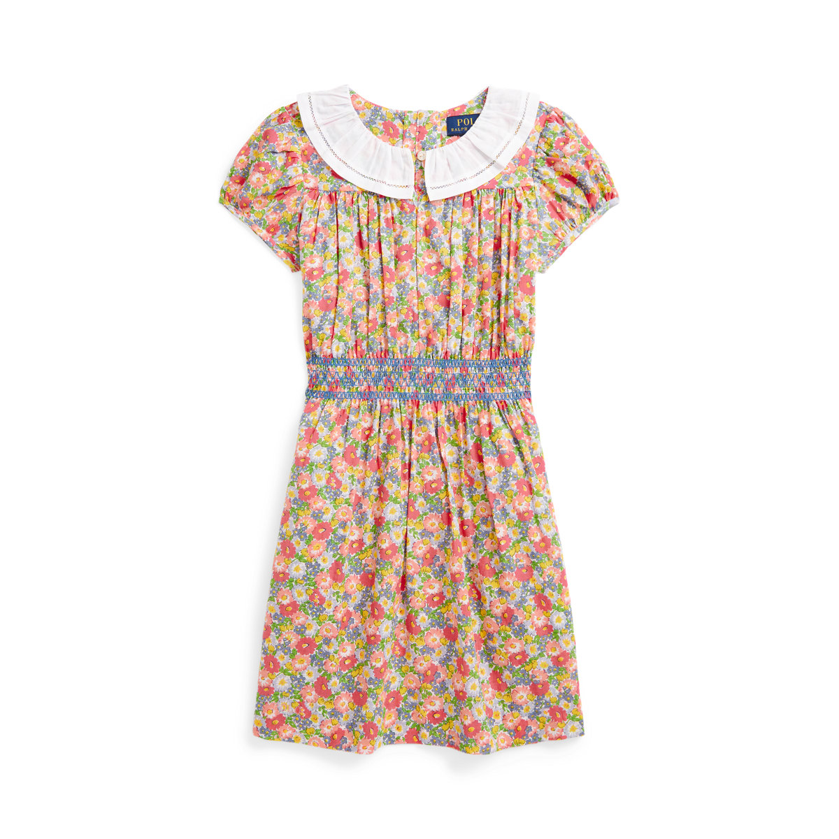 フェミニン♪Ralph Lauren★フローラルフリルトリムガウンドレス セール】フローラル フリルトリム ジョーゼット ドレス