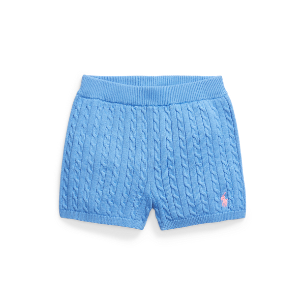 Short à mini-torsades en coton