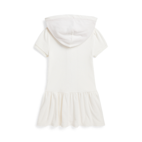 Nevis/Harbor Island Blue Hooded Terry Cover-Up Girls 2-6x 2