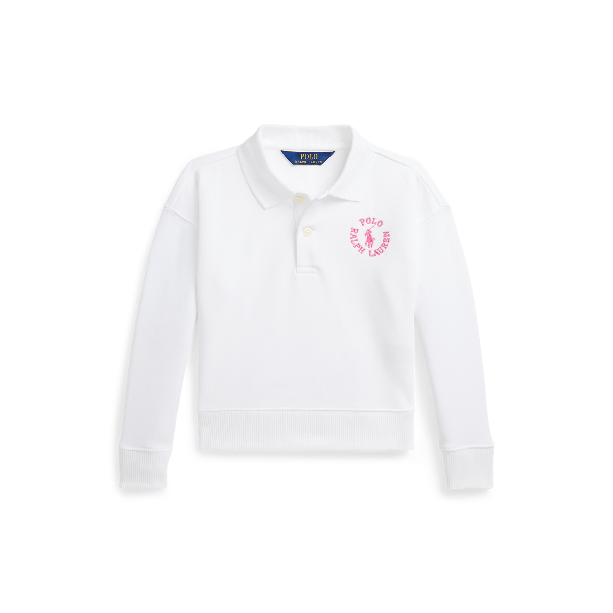 ★★POLO RALPH LAUREN★★ W Logo French Terry Pullover Natur Garment-Dyed French Terry Sweatshirt