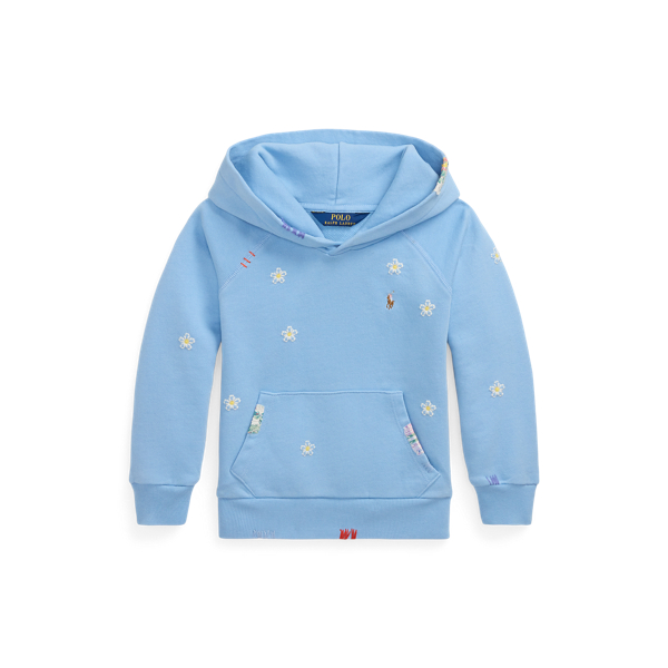 Floral Cotton Terry Hoodie