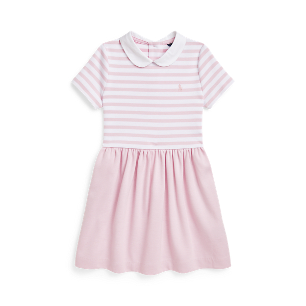 POLO RALPH LAUREN ストライプド ポンチ ドレス POLO RALPH LAUREN CHILDRENSWEAR（ポロ ラルフ ローレン