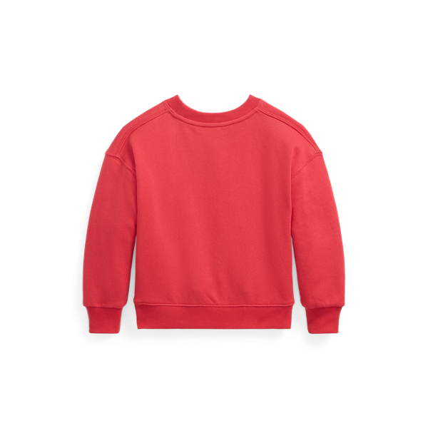 Sweat Polo Bear en molleton &eacute;ponge Girls 2-6x en Rouge tribord 2