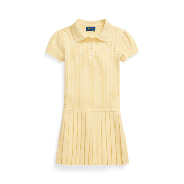 Vestido Polo em algod&atilde;o tran&ccedil;ado
