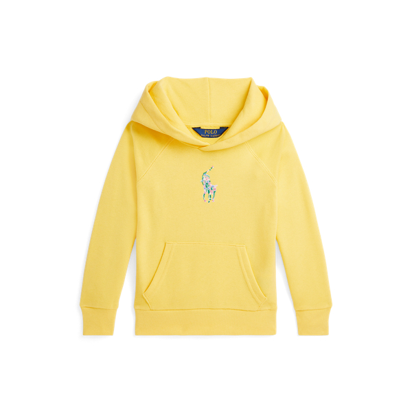 Gebloemde French terry Big Pony hoodie