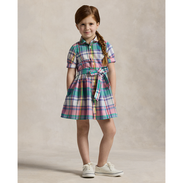 Polo Ralph Lauren☆チェック柄コットン混シャツドレス POLO RALPH LAUREN シャツワンピース チェック コットン ツイル