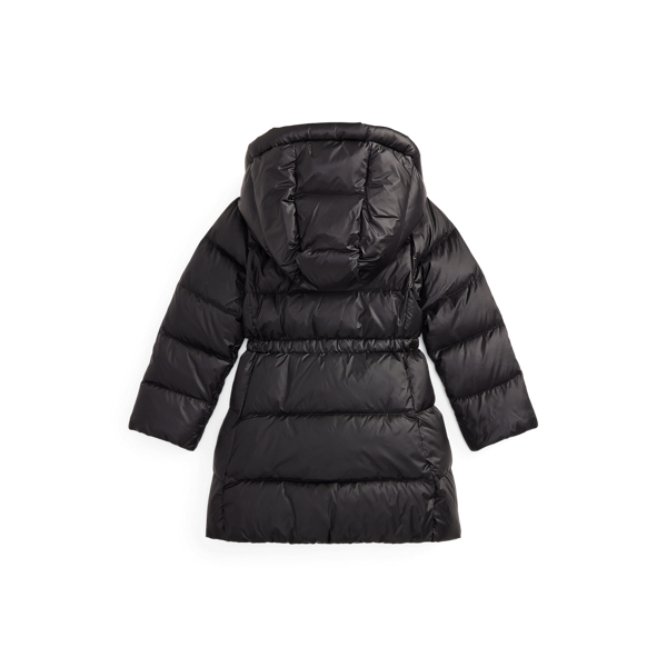 Down Hooded Long Jacket