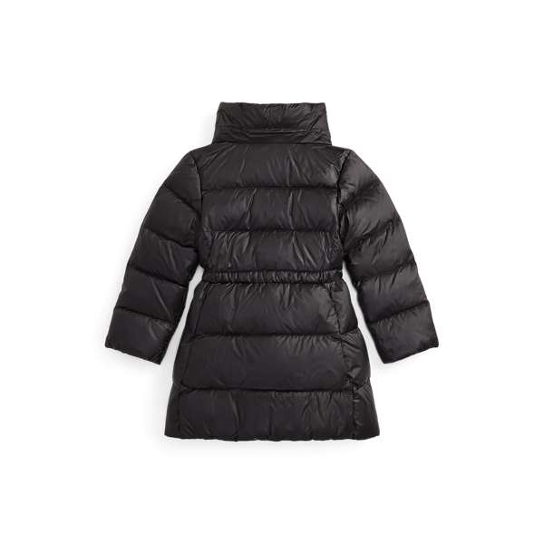Down Hooded Long Jacket