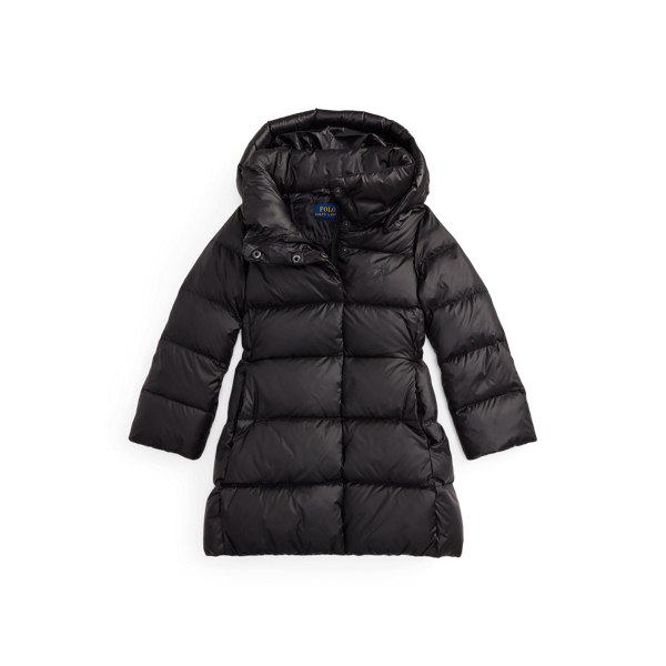 Down Hooded Long Jacket