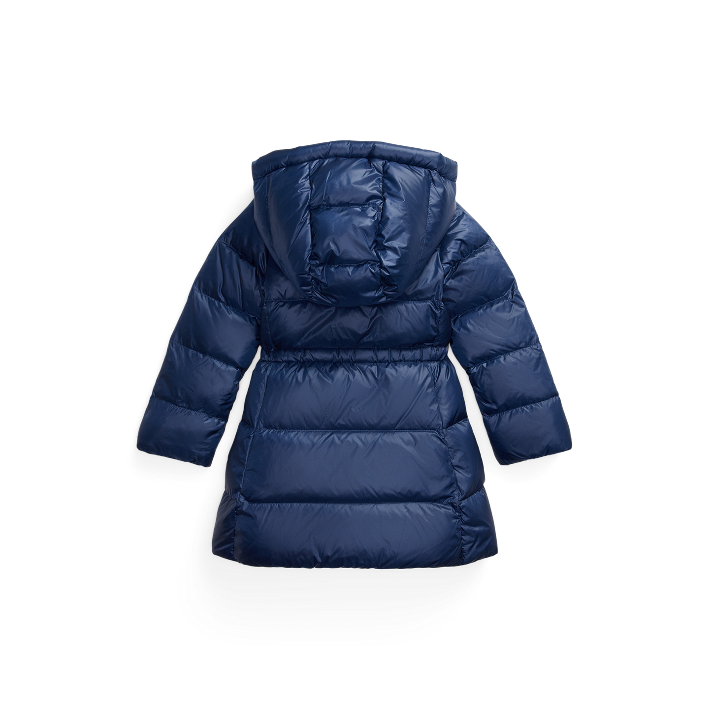 Детская куртка Ralph Lauren Down Hooded Long, цвет: Тёмно-синий — фото 1