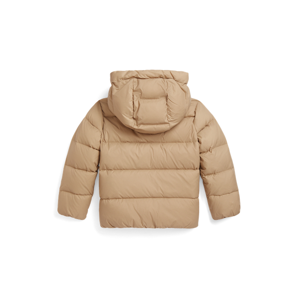 極美品♡レザーワッペン】ラルフローレン ボア付きダウン