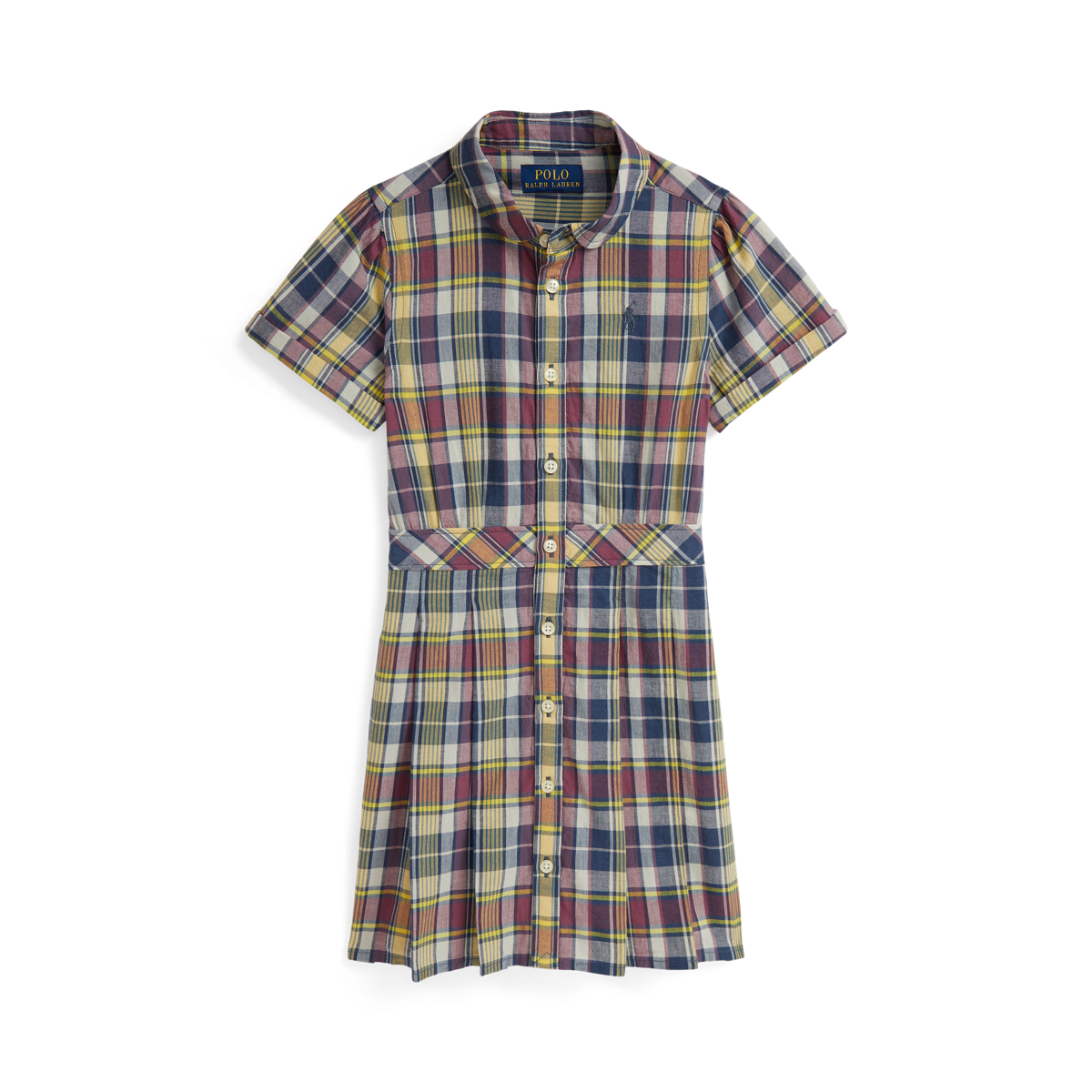 Polo Ralph Lauren☆チェックコットンシャツドレス 関税送料込 Polo Ralph Lauren☆チェックコットンシャツドレス 関税送料込