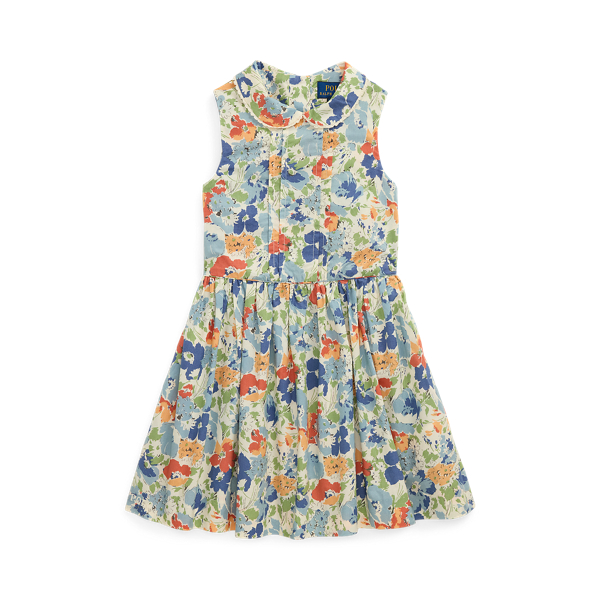 Floral Cotton Poplin Dress