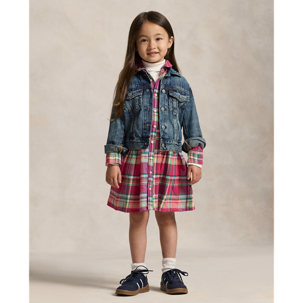 【POLO RALPH LAUREN】チェック柄 ウール混 Aラインシャツドレス チェック コットン ツイル Aライン シャツドレス | ラルフ