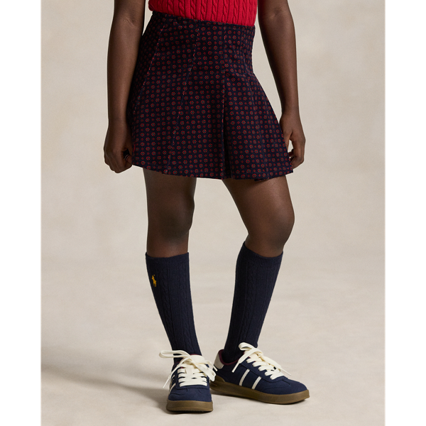 フローラル プリーテッド コーデュロイ スカート | ラルフ ローレン