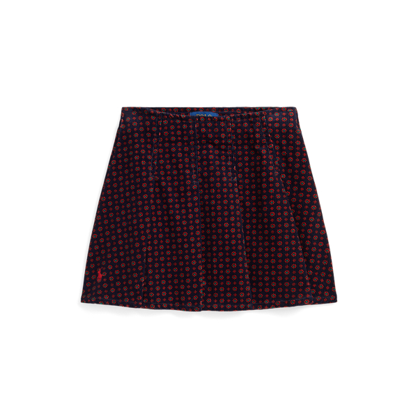 フローラル プリーテッド コーデュロイ スカート | ラルフ ローレン