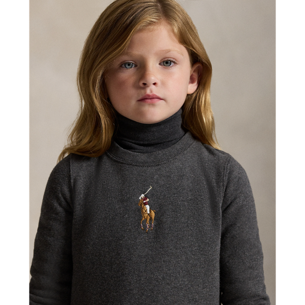Big Pony Fleece Sweatshirt Dress