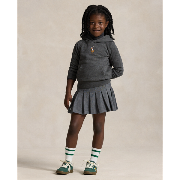 Windsor Heather Big Pony Fleece Hoodie Girls 1.5-6.5 Years 4