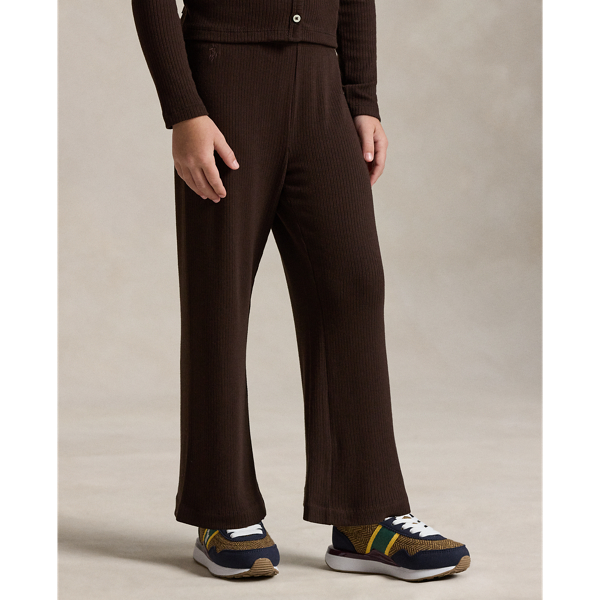 ローレン ラルフ ローレン LAUREN RALPH LAUREN プリーテッド ストレッチ ジャージー ワイドレッグ パンツ （270ブラウン） ローレン ラルフ ローレン LAUREN RALPH LAUREN プリーテッド