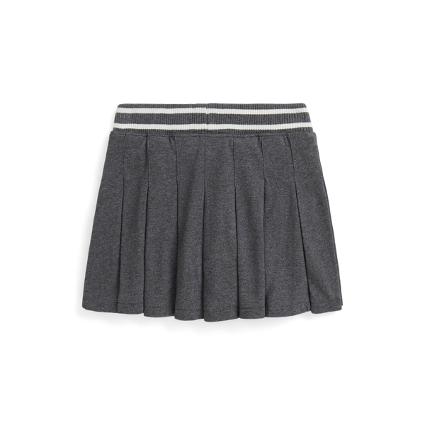 Pleated Cotton Jersey Skort