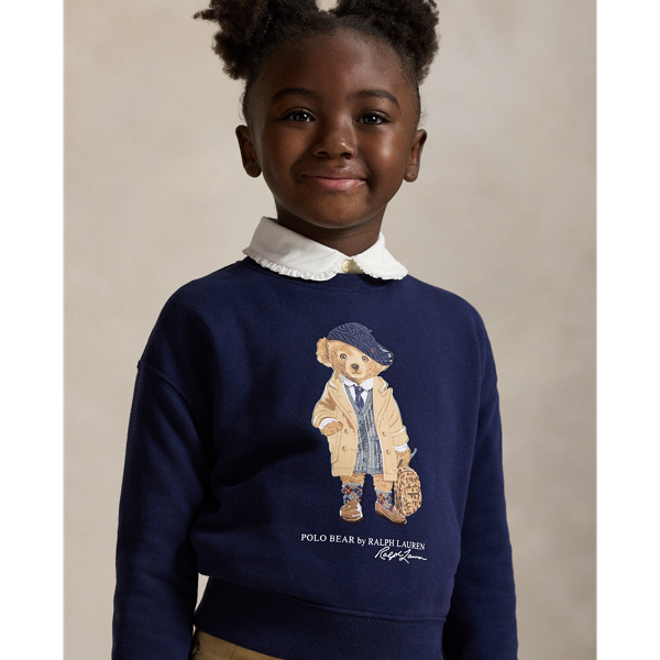 Polo Bear Fleece Boxy Sweatshirt