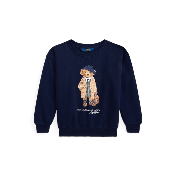 Polo Bear Embroidered Fleece Sweatshirt