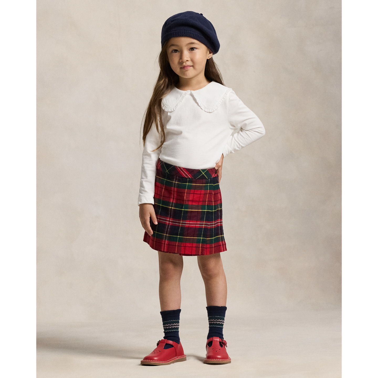 Детская футболка Ralph Lauren Ruffled Cotton Jersey, цвет: Белый — фото 2