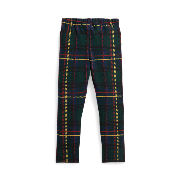 Plaid Stretch Jersey Legging