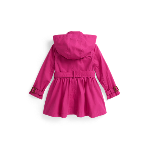 Детские куртки Ralph Lauren Cotton Hooded Trench Coat