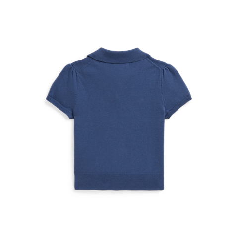 Детские свитеры Ralph Lauren Cotton Short-Sleeve Polo Sweater