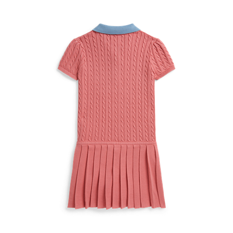 Детские платья Ralph Lauren Mini-Cable Cotton Sweater Dress