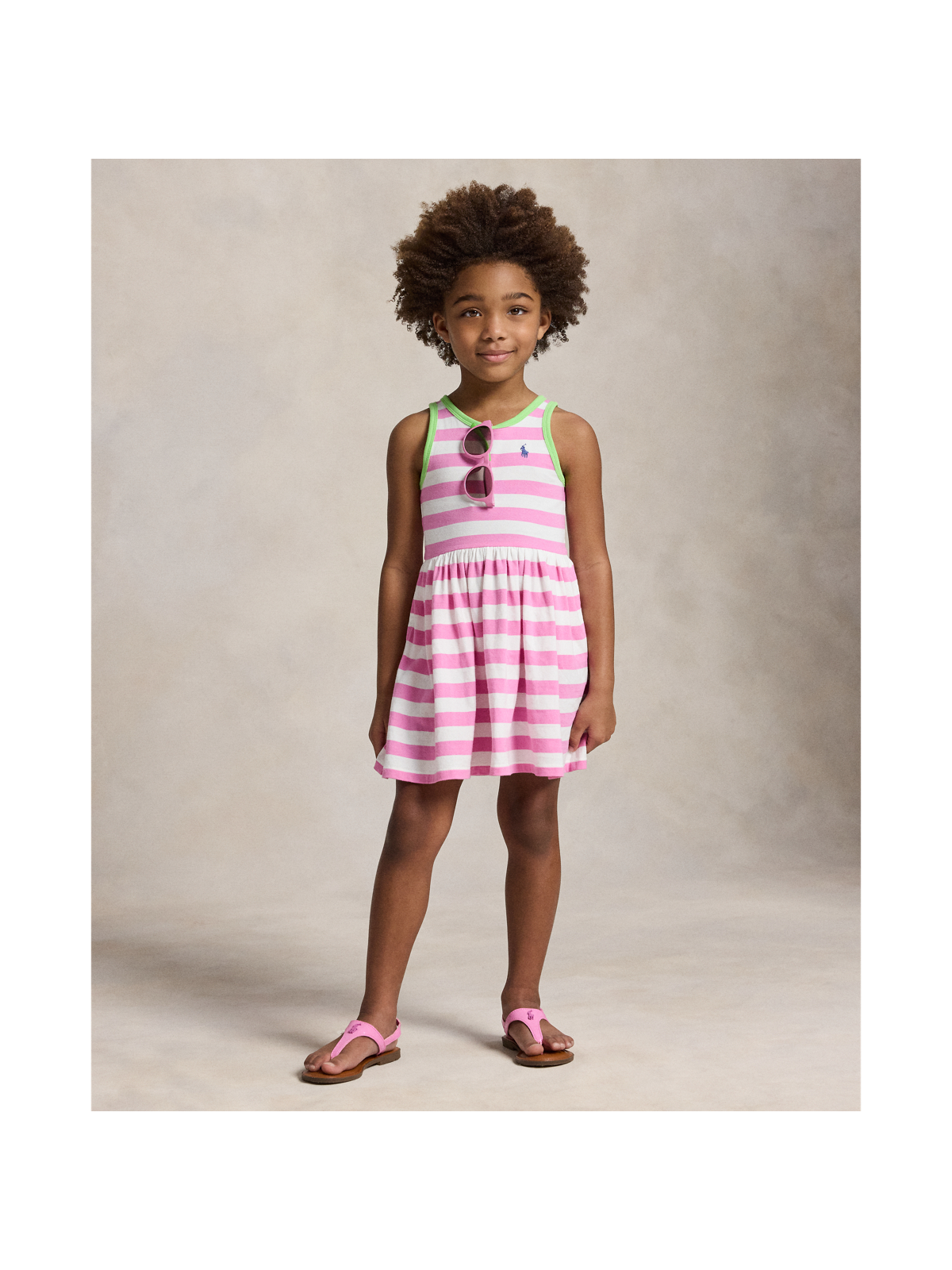 Детские платья Ralph Lauren Striped Cotton Jersey Dress — фото 5