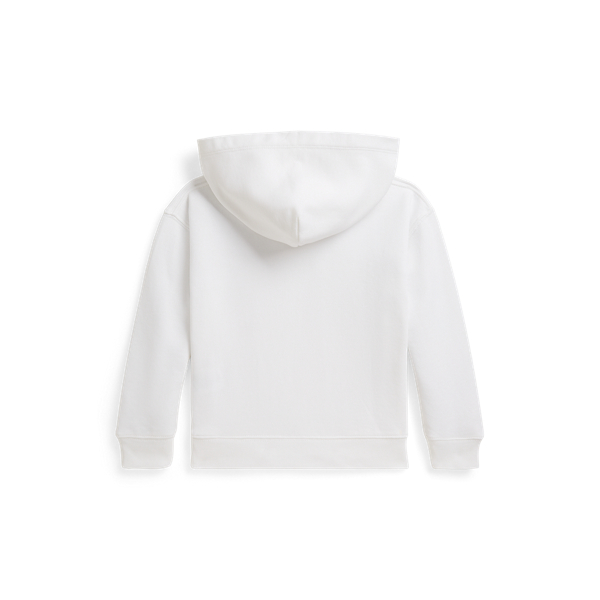 French-Terry-Kapuzenpullover mit Flagge Girls 1.5-6.5 Years in Wei&szlig; 2