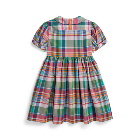 Детские платья Ralph Lauren Plaid Cotton Madras Shirtdress