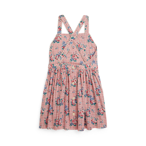 Детские платья Ralph Lauren Floral-Print Slub Cotton Dress