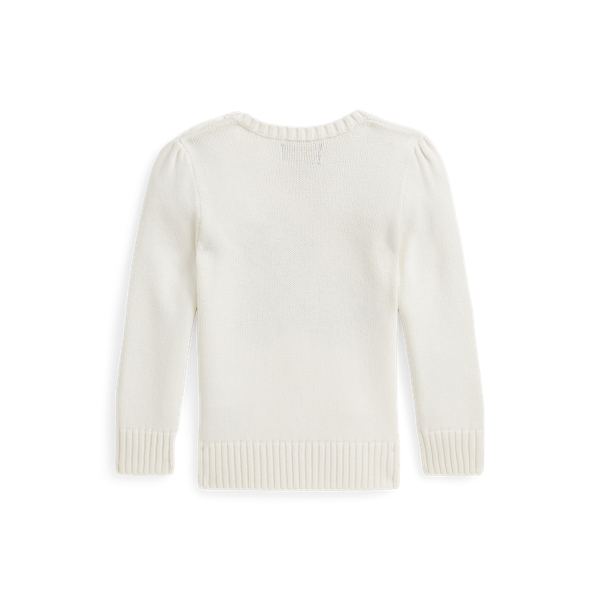 Pull col rond chien Girls 1.5-6.5 Years en Nevis 3