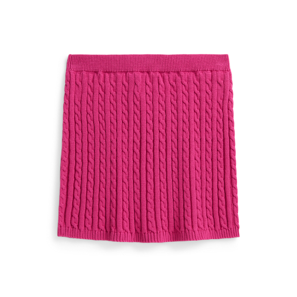 Mini-Cable Cotton Skirt
