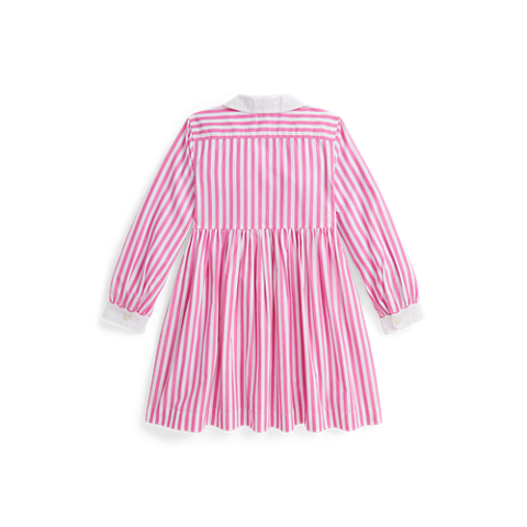 Детские платья Ralph Lauren Striped Cotton Poplin Shirtdress