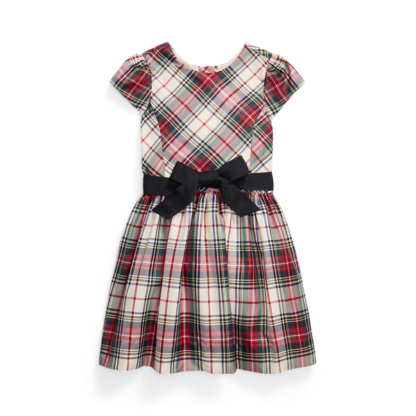 Plaid Fit-and-Flare Dress
