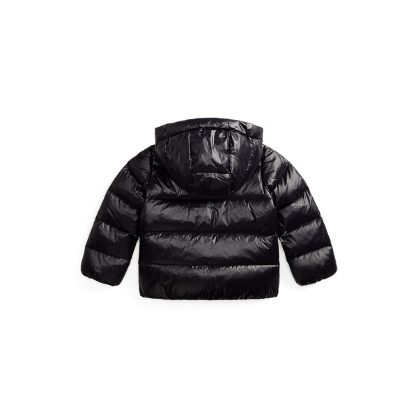 Glossy Down Hooded Jacket