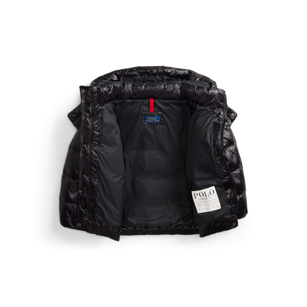 Glossy Down Hooded Jacket