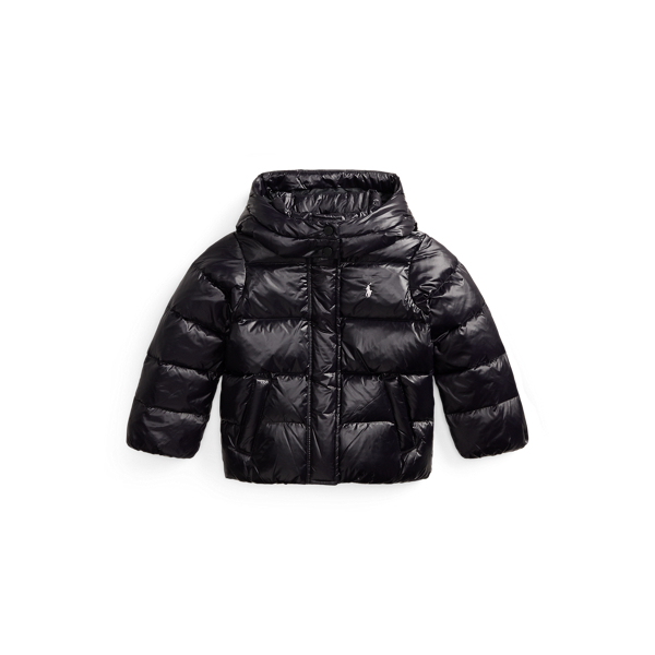 Glossy Down Hooded Jacket