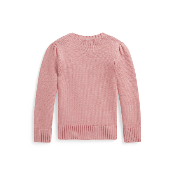 Adirondack Rose Polo Bear Sweater Girls 2-6x 2