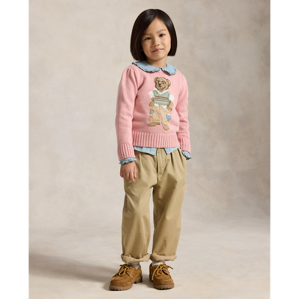 Adirondack Rose Polo Bear Jumper Girls 1.5-6.5 Years 4