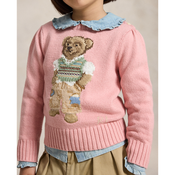 Adirondack Rose Polo Bear Jumper Girls 1.5-6.5 Years 5