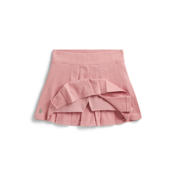 Adirondack Rose Stretch Mesh Boxy Polo Shirt & Skort Girls 1.5-6.5 Years 3