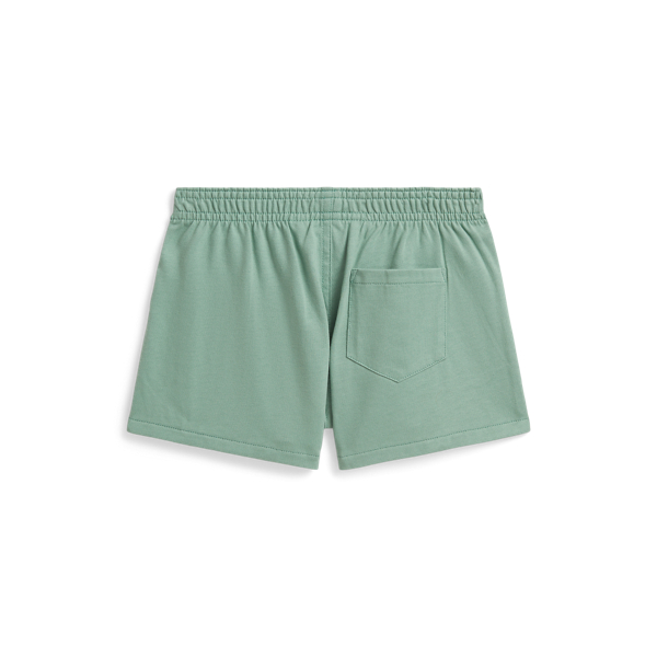 Faded Mint Logo Cotton Jersey Short Girls 2-6x 2