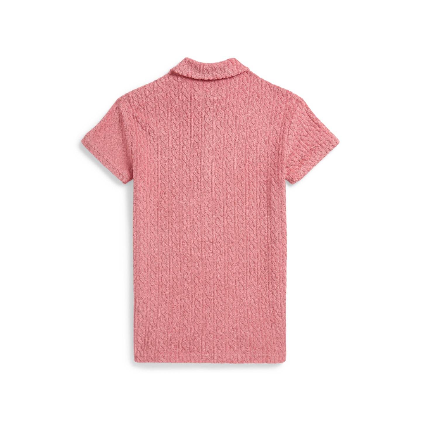 Пляжная накидка для детей, махра, вязка косами — Ralph Lauren, цвет: Пустынный розовый — фото 1